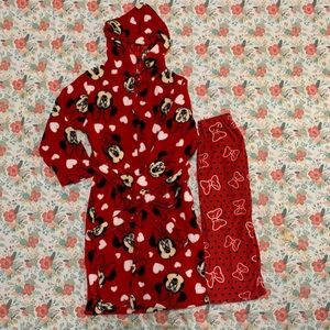 Fleece Minnie Robe♣️
